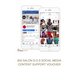 $50 voucher towards Salon S.O.S. social media content support