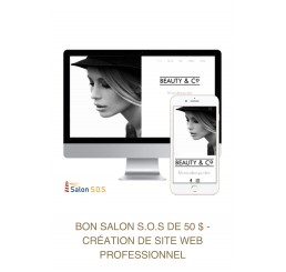 Bon Salon S.O.S. de 50 $ applicable à la création d’un site Web professionnel